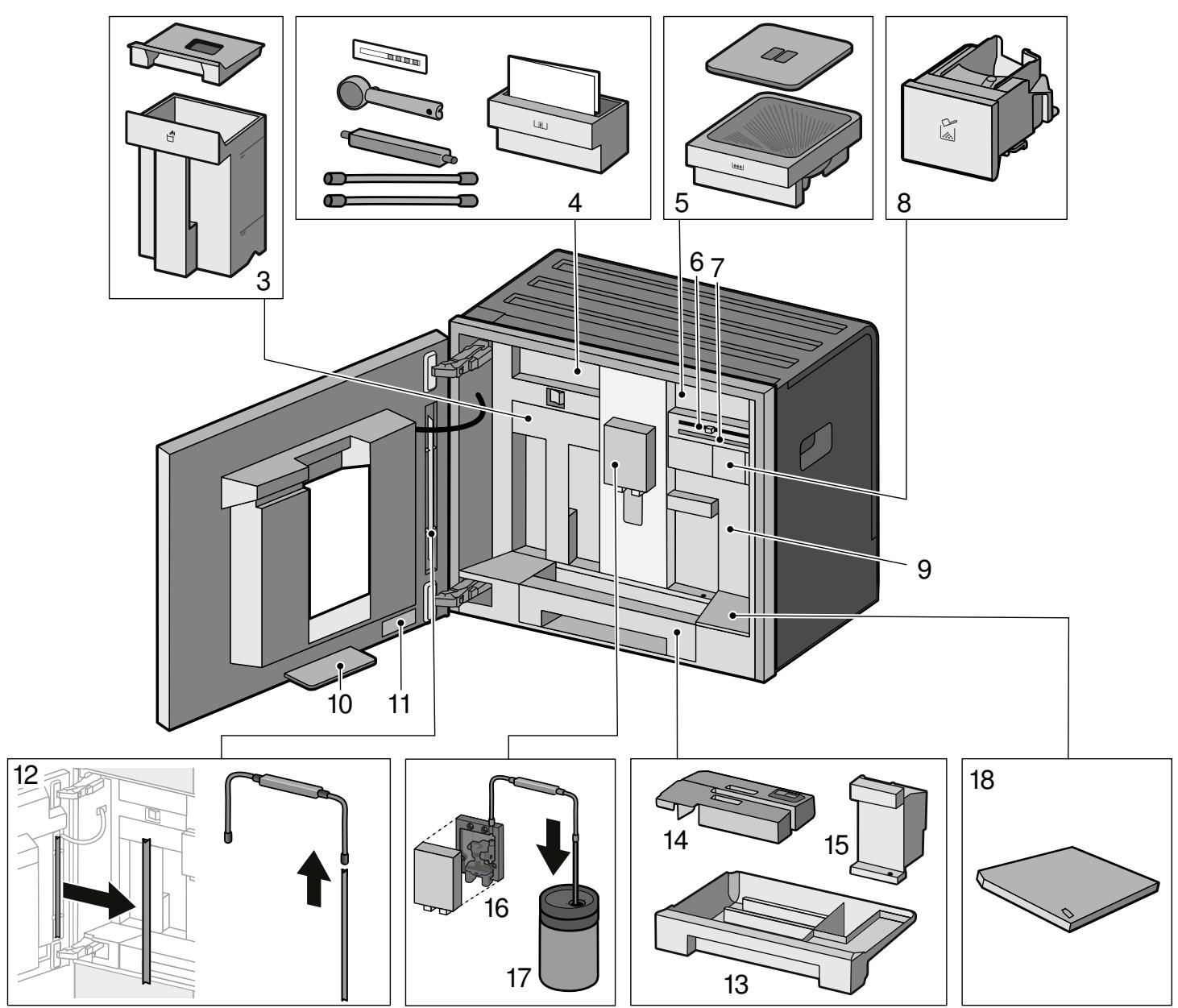 GAGGENAU CMP250111 - Configuration et éléments - 2