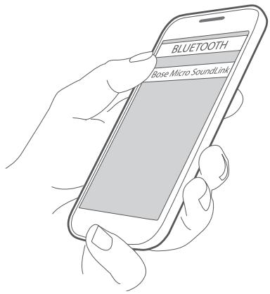 BOSE SoundLink Micro - Connexion via le menu bluetooth de votre périphérique mobile - 2