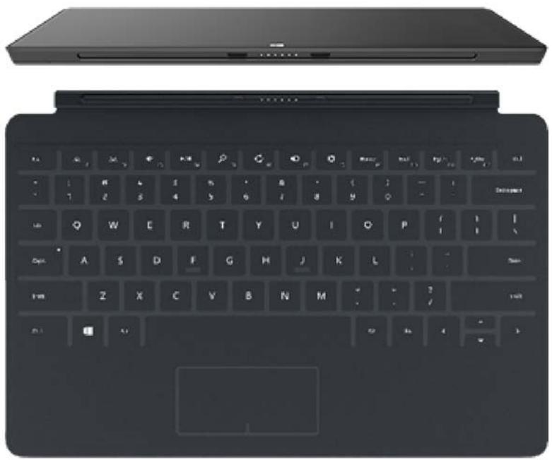 MICROSOFT SURFACE RT 64 GO - Attacher le touch cover à surface - 1
