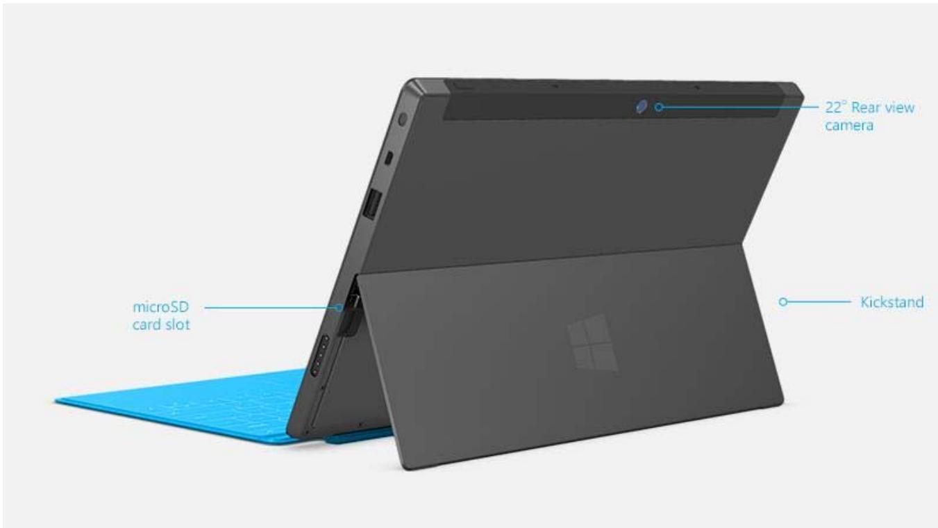 MICROSOFT SURFACE RT 64 GO - Deux microphones - 1
