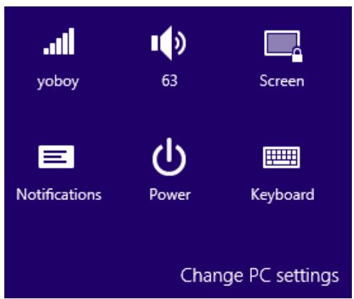 MICROSOFT SURFACE RT 64 GO - Paramètres du PC - 1