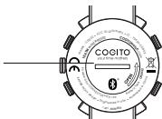COGITO CLASSIC NYLON BLANC BLEU - Remplacement de la pile du système de connexion: - 2