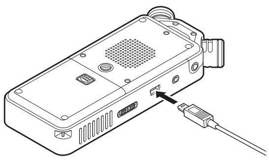 OLYMPUS LS-12 - Connexion de l'enregistreur à votre ordinateur - 2