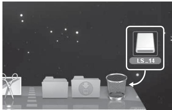 OLYMPUS LS-12 - Déconnexion de l'enregistreur de votre ordinateur - 2