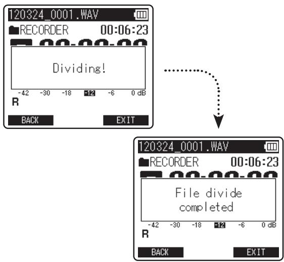 OLYMPUS LS-12 - Appuyez sur la touche OK. - 1