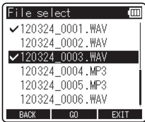 OLYMPUS LS-12 - Effacement de plusieurs fichiers en même temps - 4