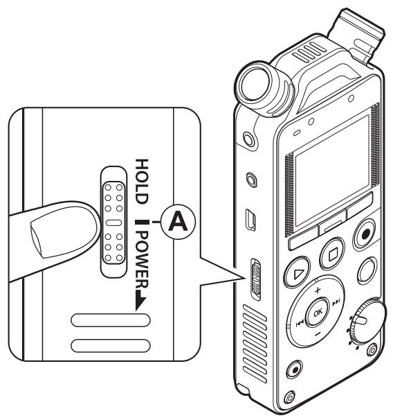OLYMPUS LS-12 - Sortie du mode HOLD - 1