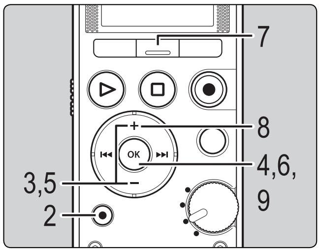 OLYMPUS LS-12 - Effacement de plusieurs fichiers en même temps - 1