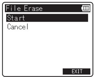 OLYMPUS LS-12 - Effacement d'un fichier - 3