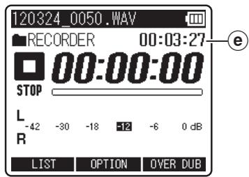 OLYMPUS LS-12 - Appuyez sur la touche STOP/ (■) pour arrêter l'enregistrement. - 1
