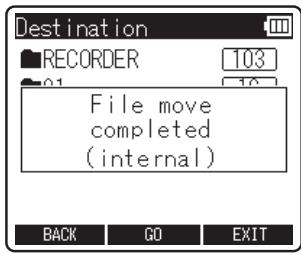 OLYMPUS LS-12 - Appuyez sur la touche F2 (GO). - 2