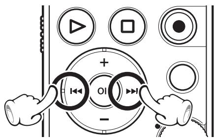 OLYMPUS LS-12 - Repérage du début d'un fichier - 1