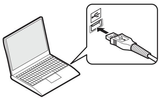 OLYMPUS LS-12 - Connexion de l'enregistreur à votre ordinateur - 1