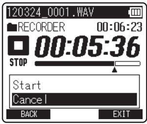 OLYMPUS LS-12 - Division d'un fichier [file divide] - 4