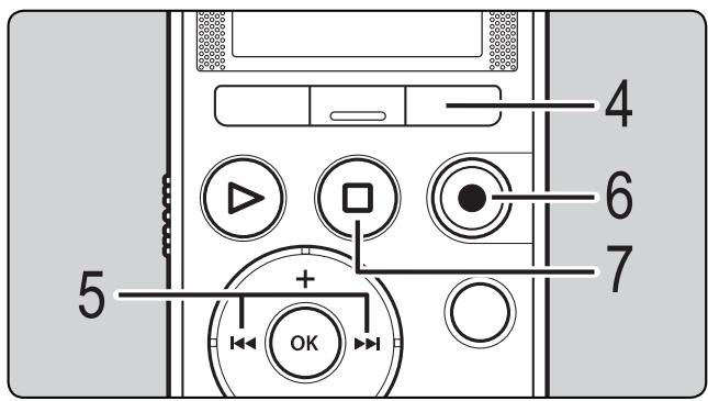 OLYMPUS LS-12 - Utilisation de la fonction d'enregistrement multipiste - 1