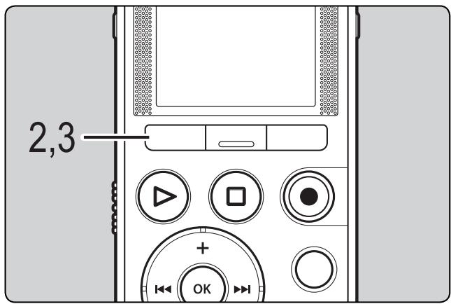 OLYMPUS LS-12 - Comment commencer à segmenter la lecture à répetition - 1