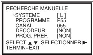 PHILIPS 14PV415BLARGENT - Recherche manuelle des chaînes de télévision - 1
