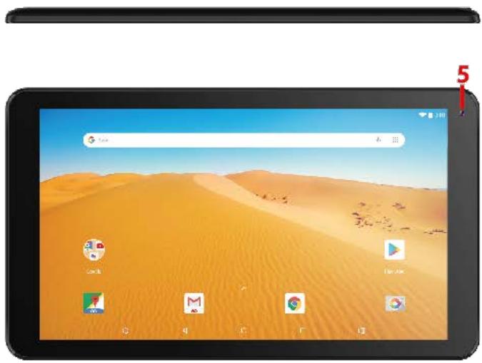 LOGICOM TABLETTE 10° TN 1GO - Descriptif de la tablette. - 1