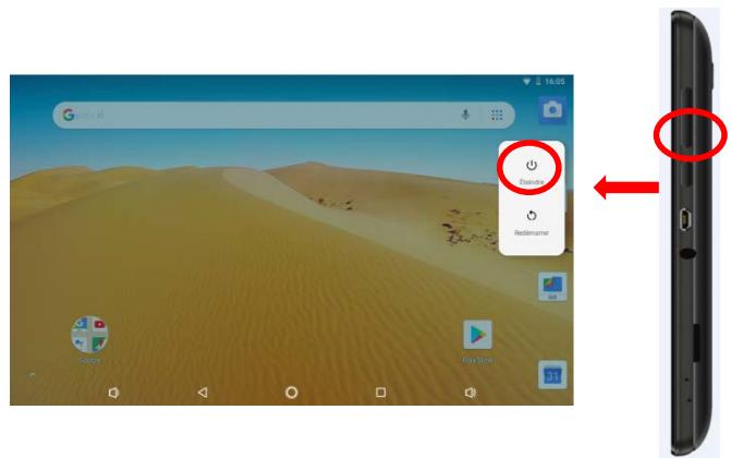 LOGICOM TABLETTE 10° TN 1GO - Allumer / éteindre votre tablette - 1