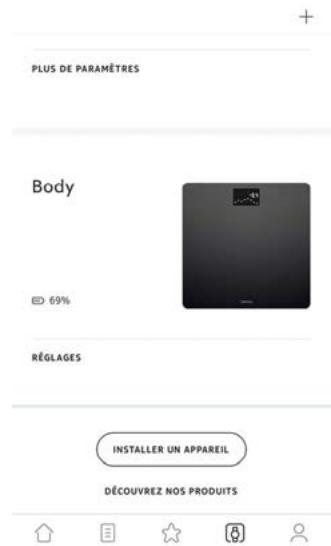 NOKIA BODY NOiRE - Modification de l'ordre d'affichage des écrans - 1