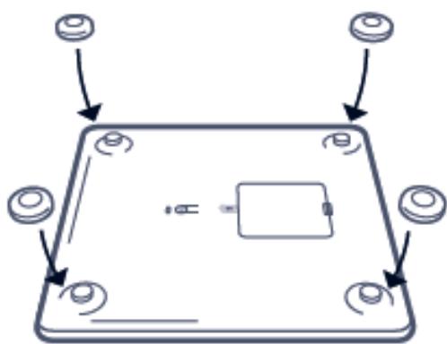NOKIA BODY NOiRE - Installation des pieds moquette - 2