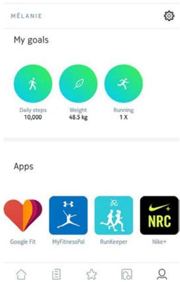 NOKIA BODY NOiRE - Connexion à myfitnesspal - 1