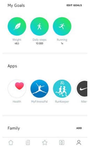 NOKIA BODY NOiRE - Connexion à myfitnesspal - 1