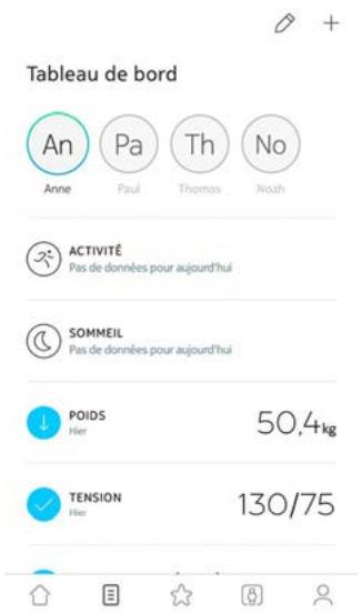 NOKIA BODY NOiRE - Modification du poids souhaité - 1