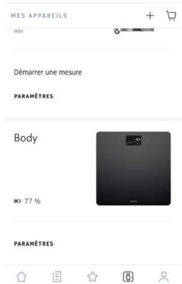 NOKIA BODY NOiRE - Modification de la configuration de votre nokia body - 1