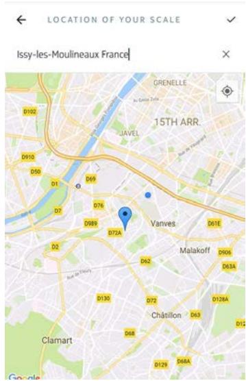 NOKIA BODY NOiRE - Modification de la localisation de votre balance - 3