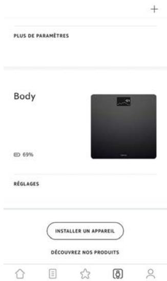 NOKIA BODY NOiRE - Modification de la configuration de votre nokia body - 1