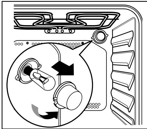 FAURE FYB761XL - Remplacement de la lampe du four - 2