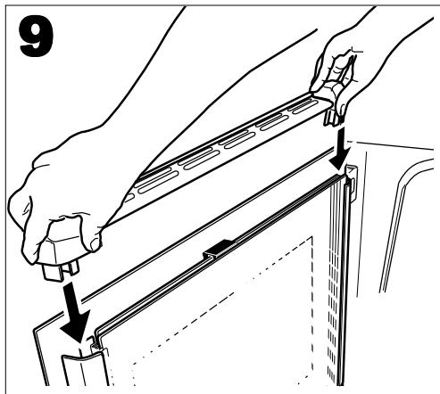 FAURE FYB761XL - Le sens d'ouverture de la porte de ce four ne peut pas être changé. - 2