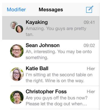 APPLE IPAD AIR 2 128 WIFI OR - Gérer des conversations - 1