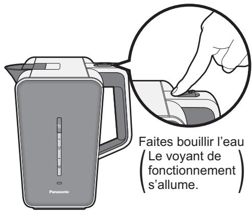 PANASONIC NC-ZK1VX - Mettez l'interrupteur sur on. (appuyez sur "l") - 1