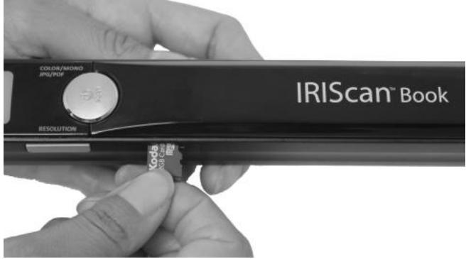 IRIS I RISCAN BOOK EXECUT3 - Insertion de la carte microsd™ incluse - 1