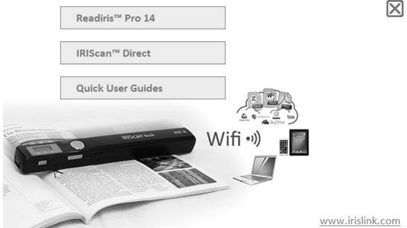 IRIS I RISCAN BOOK EXECUT3 - Installation d'iriscan™ direct - 1