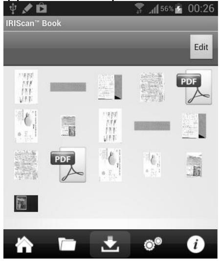 IRIS I RISCAN BOOK EXECUT3 - Téléchargement et modification des documents dans iriscan™ book app - 4