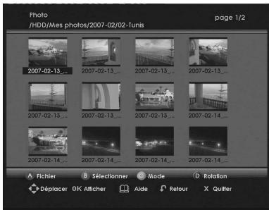 SAGEM DVR-6280T - 11-4-1 Visualiser des fichiers photo - 1