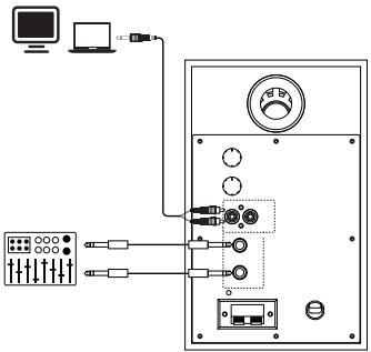 EDIFIER HIFIMR4 - Conexión a fuentes de audio - 1