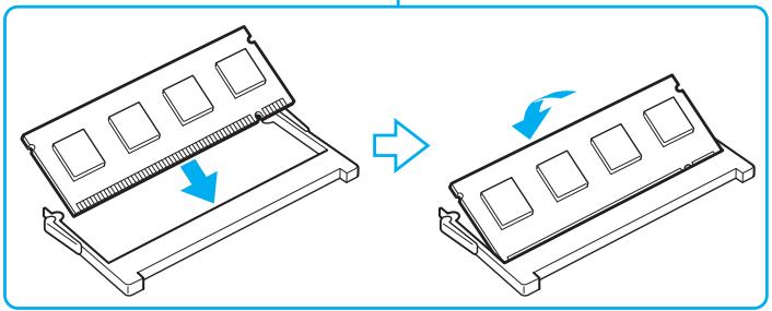 SONY VGN-TX - Pour changer ou ajouter un module de mémoire - 4