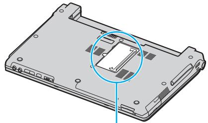 SONY VGN-TX - Pour changer ou ajouter un module de mémoire - 3