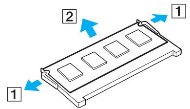 SONY VGN-TX - Pour changer ou ajouter un module de mémoire - 2