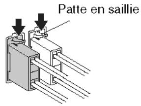 PANASONIC SC-PTX7EGC - Raccordement des haut-parleurs et du caisson de basse aux bornes (1, 2) - 3
