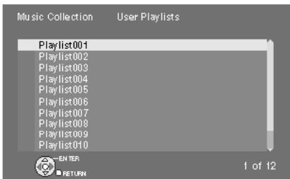 PANASONIC SC-PTX7EGC - Recherche dans plusieurs listes de lecture propres à l'utilisateur - 2