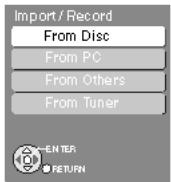 PANASONIC SC-PTX7EGC - Import/Record: - 1