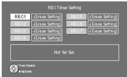 PANASONIC SC-PTX7EGC - Réglage des caractéristiques de l'enregistrement programme par minuterie - 1