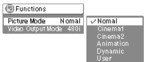 PANASONIC SC-PTX7EGC - Réglage de la qualité de l'image - 1
