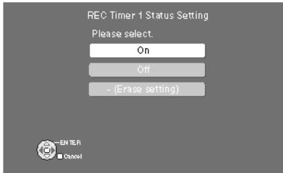 PANASONIC SC-PTX7EGC - Délection des réglages à utiliser pour l'enregistrement programme par minuterie - 2