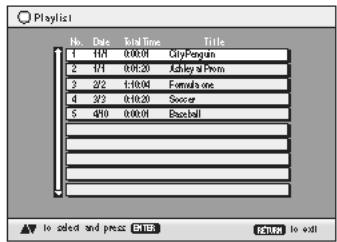 PANASONIC SC-PTX7EGC - Appuyez sur [PLAYLIST]. - 1